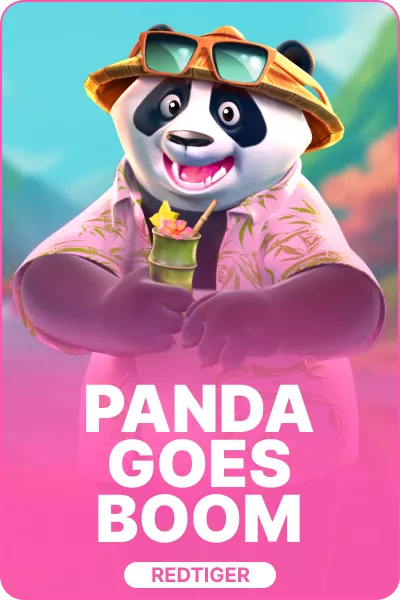panda goes boom